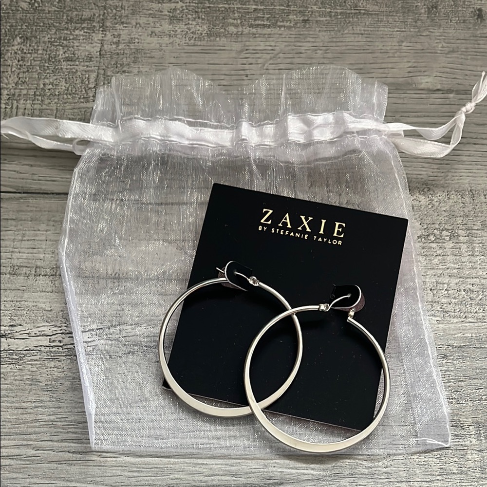 Silver Hoop Earrings